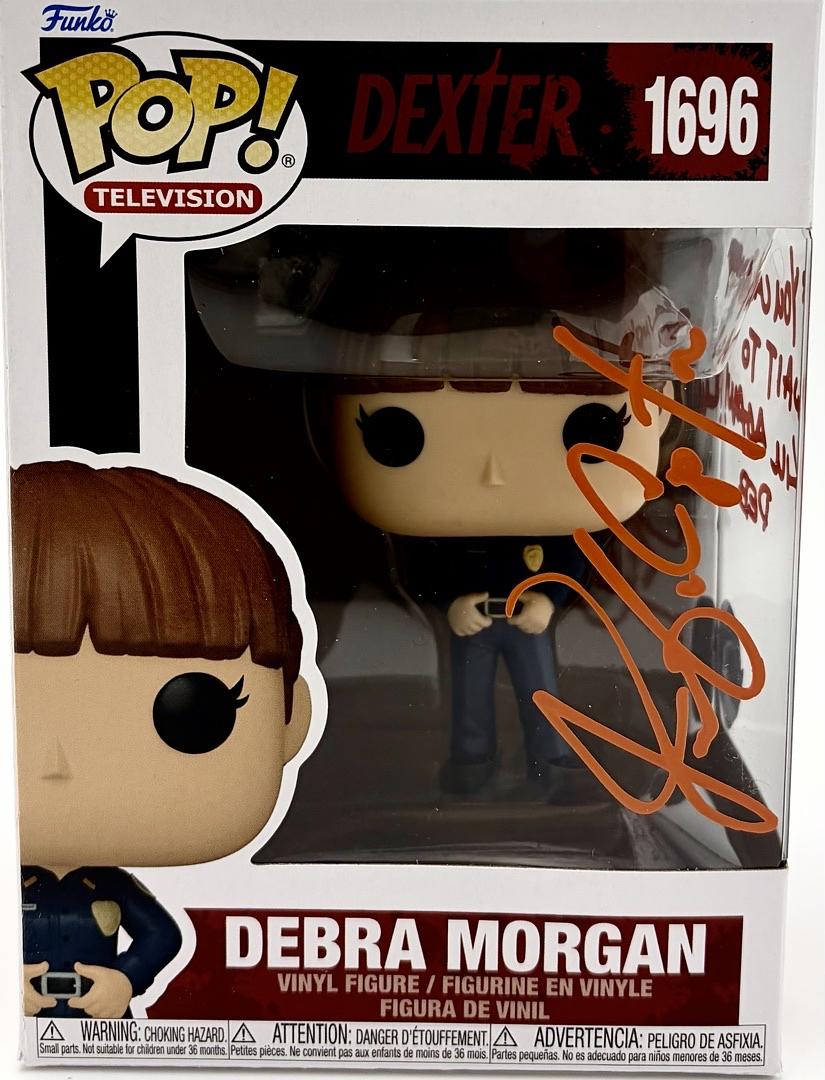 Jennifer Carpenter "Debra Morgan" signed Funko Pop #1696 w/quote & char name (Dexter) - JSA COA